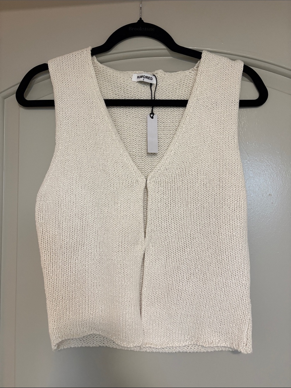 Rumored Cream Knit Top